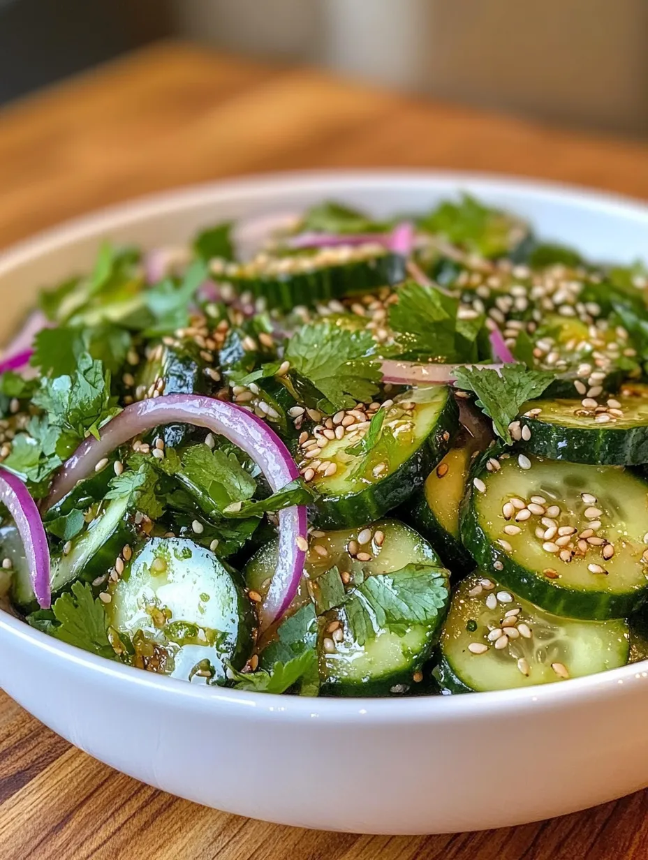 Asian cucumber salad