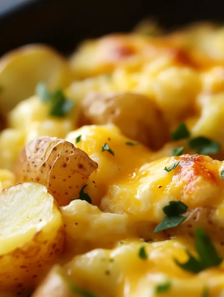 Close-up of melty cheese strands